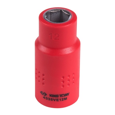 Головка торцевая диэлектрическая шестигранная 1/2", 12 мм KING TONY 4335VE12M