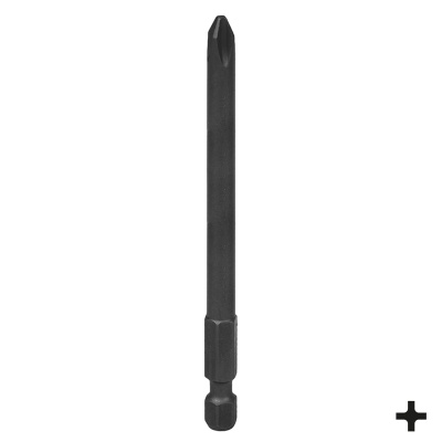 Вставка (бита) торцевая 1/4", Phillips, PH2, 90 мм, для шуруповерта KING TONY 719002P