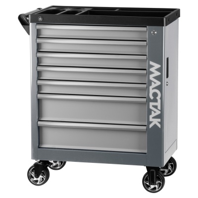 Тележка инструментальная, 7 выдвижных ящиков, "НОВА", серая МАСТАК 521-07580G