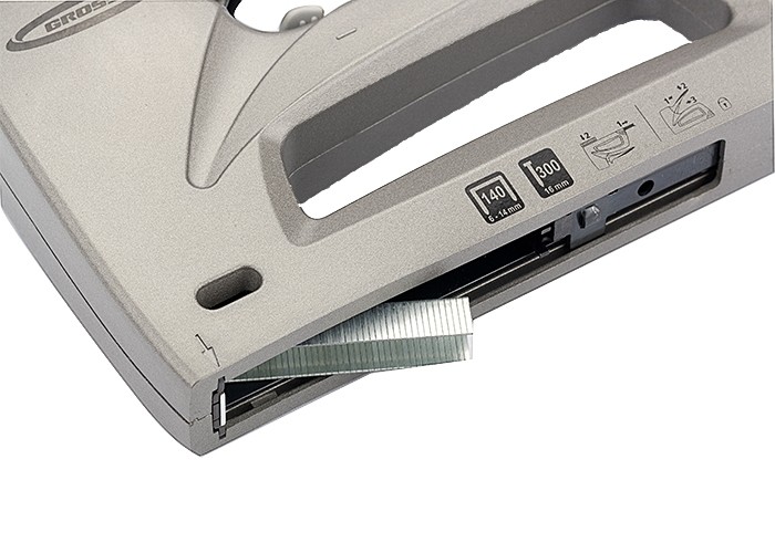 Степлер механический Aluminium 140, скобы тип 140, 300 GROSS 41007