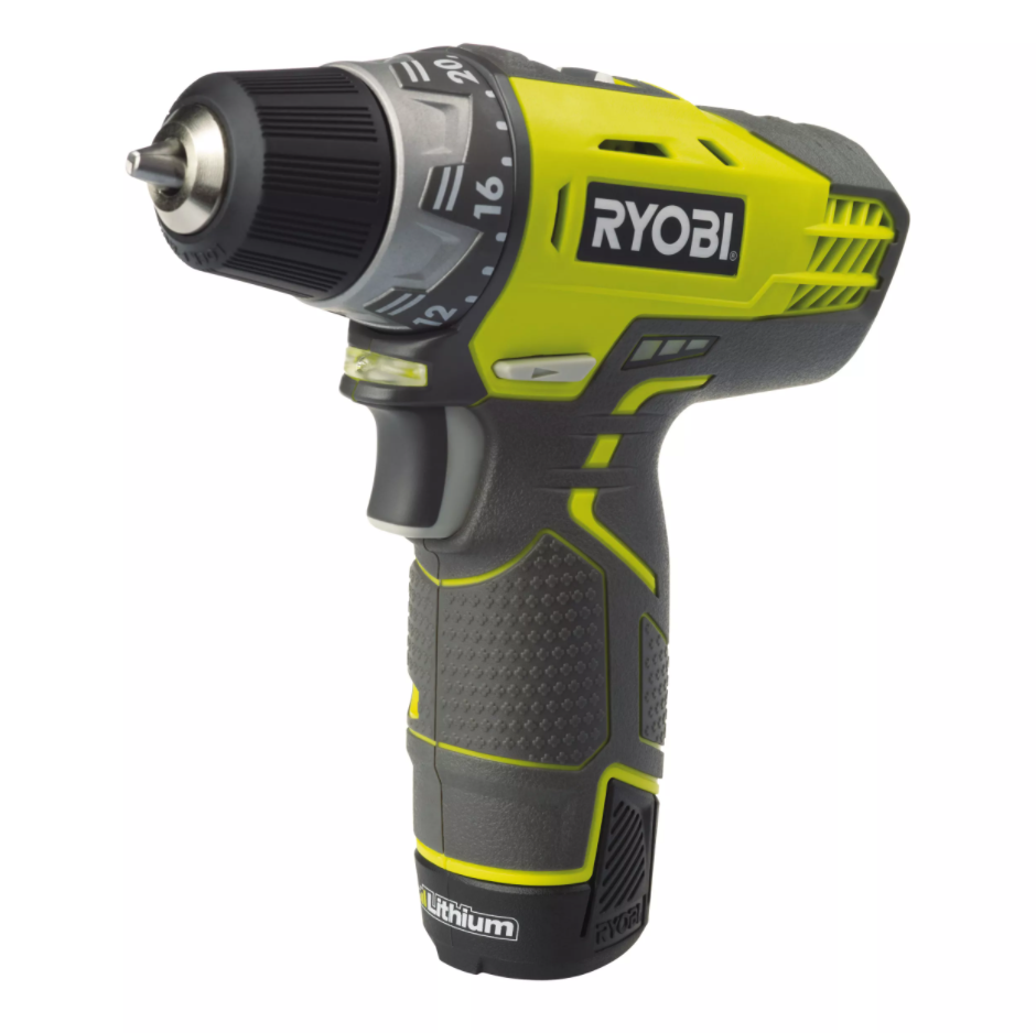 Аккумуляторная дрель-шуруповерт,12В RYOBI R12DD-LL13S