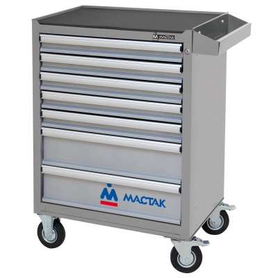Тележка инструментальная, 7 выдвижных ящиков, "ОПТИМА", серая МАСТАК 521-07581MG
