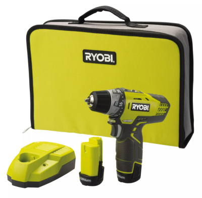Аккумуляторная дрель-шуруповерт,12В RYOBI R12DD-LL13S