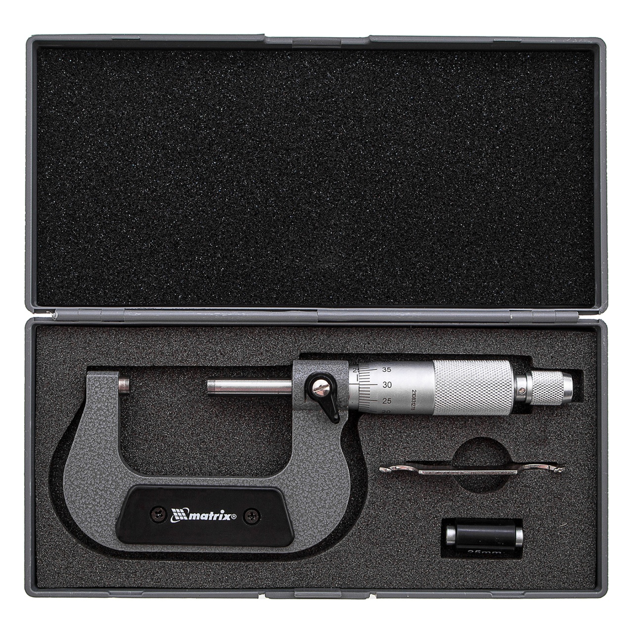 Микрометр гладкий МК-50, 0,01 мм MATRIX 317505