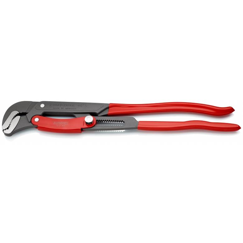 Ключ газовый с изогнутыми губками №2, быстрозажимной механизм KNIPEX KN-8361020