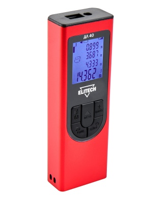 Дальномер лазерный, 0,03-40 м ELITECH ДМ ДЛ 40