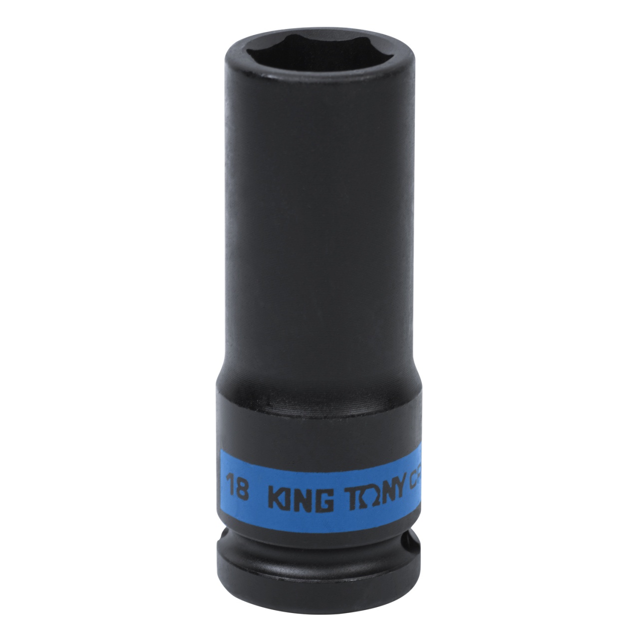 Головка торцевая ударная глубокая шестигранная 1/2", 18 мм KING TONY 443518M