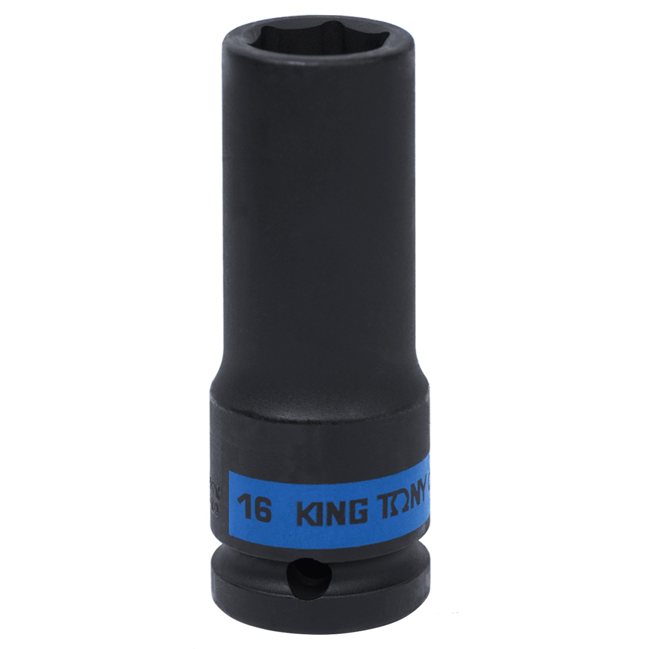 Головка торцевая ударная глубокая шестигранная 1/2", 16 мм KING TONY 443516M