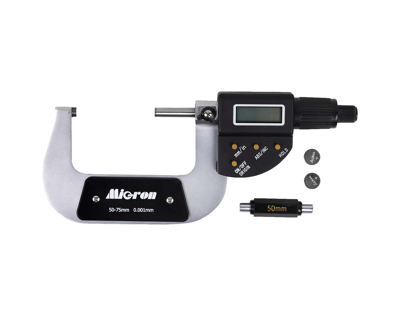Микрометр гладкий МКЦ-75, 0,001 мм, электронный MICRON 637956