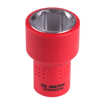 Головка торцевая диэлектрическая шестигранная 1/2", 24 мм KING TONY 4335VE24M
