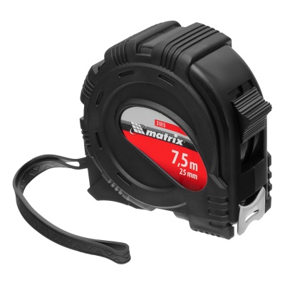 Рулетка измерительная Black 7,5 м MATRIX 31015