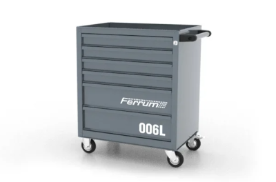 Тележка инструментальная, 6 выдвижных ящиков, "Classic", серая FERRUM 02.006L-9007
