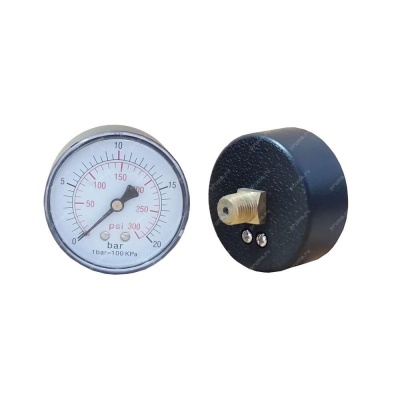 Манометр 1/4", 63 мм,  20 бар, осевой VEPA D200/5