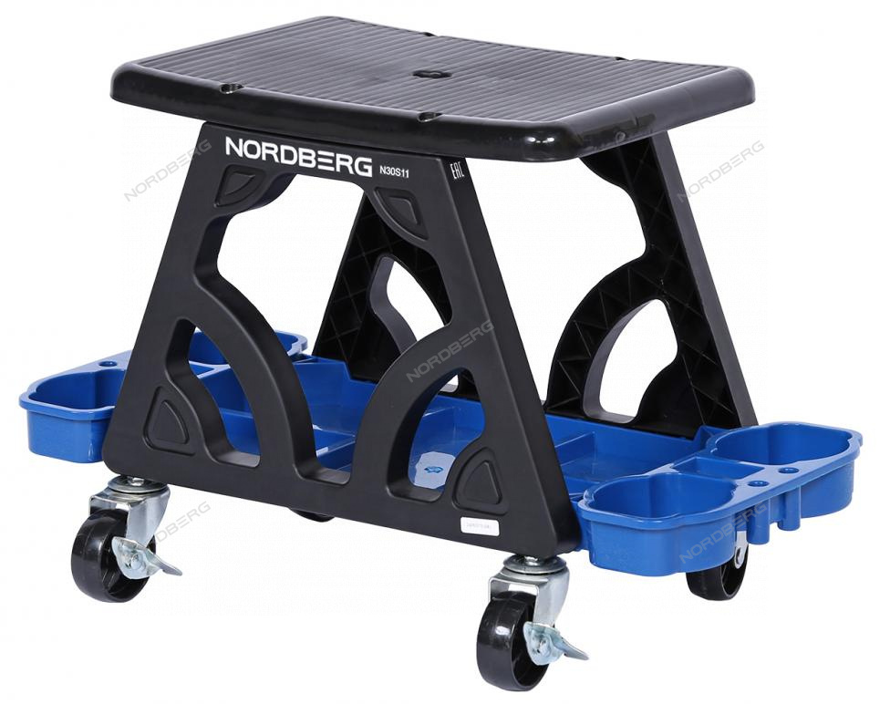 Сиденье на колесах ремонтное, пластиковое NORDBERG N30S11
