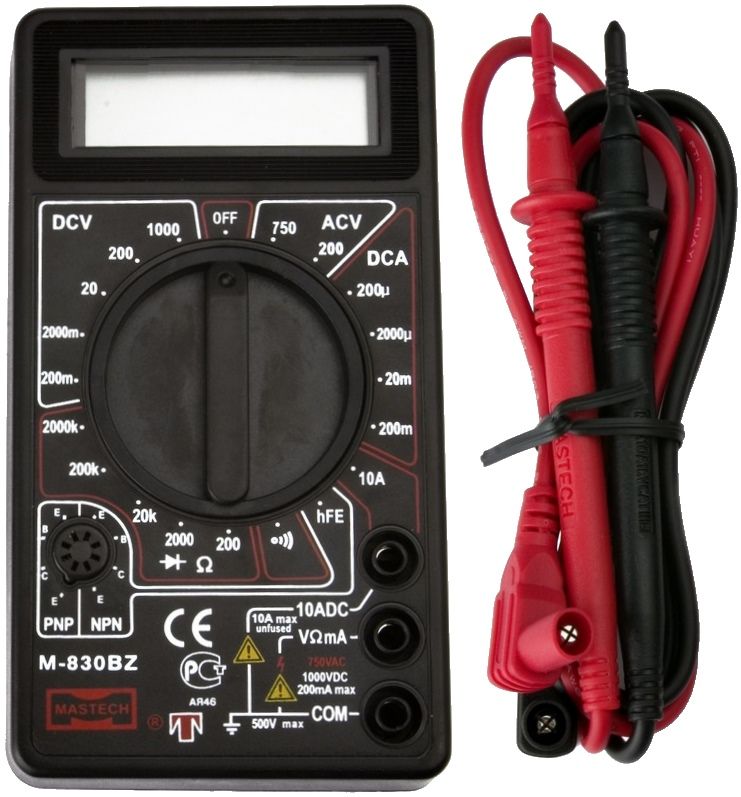 Мультиметр цифровой MASTECH M 830BZ