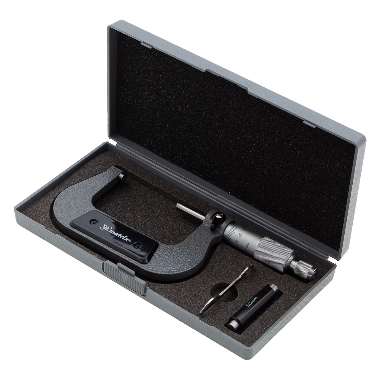 Микрометр гладкий МК-75, 0,01 мм MATRIX 317755