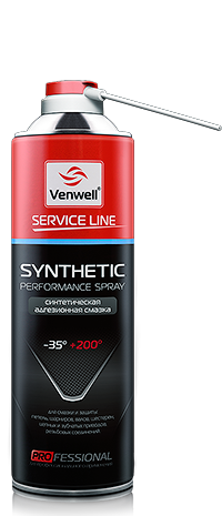 Смазка синтетическая адгезионная Synthetic Performance Spray, 500 мл VENWELL VW-SL-019RU