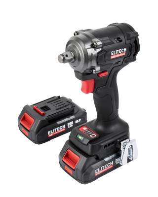 Гайковерт аккумуляторный ударный 1/2", 400Нм, 20 В, кейс ELITECH HD CW 2004SL (E2201.056.01)