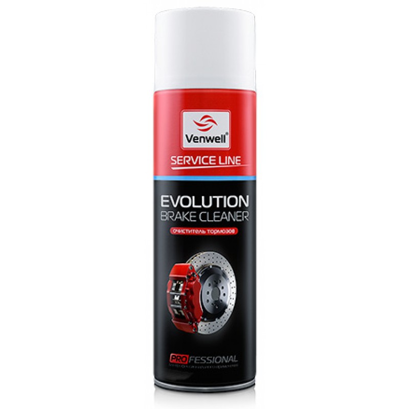 Очиститель тормозов Evolution Brake Cleaner, 500 мл VENWELL VW-SL-003RU