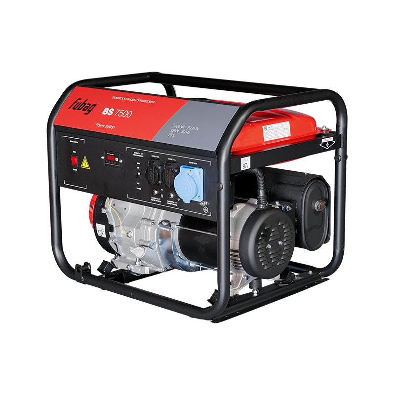 Бензогенератор BS 7500, 7,0 кВт FUBAG 641032
