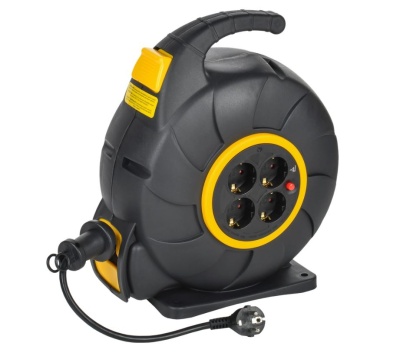 Удлинитель на катушке"Twist" 20 м, 16 А IEK TW-KP27-16-04-20