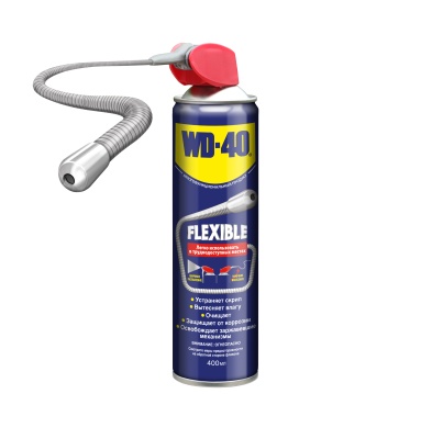 Смазка универсальная WD-40, аэрозоль, 0,4л WD-40 Flexi 70692