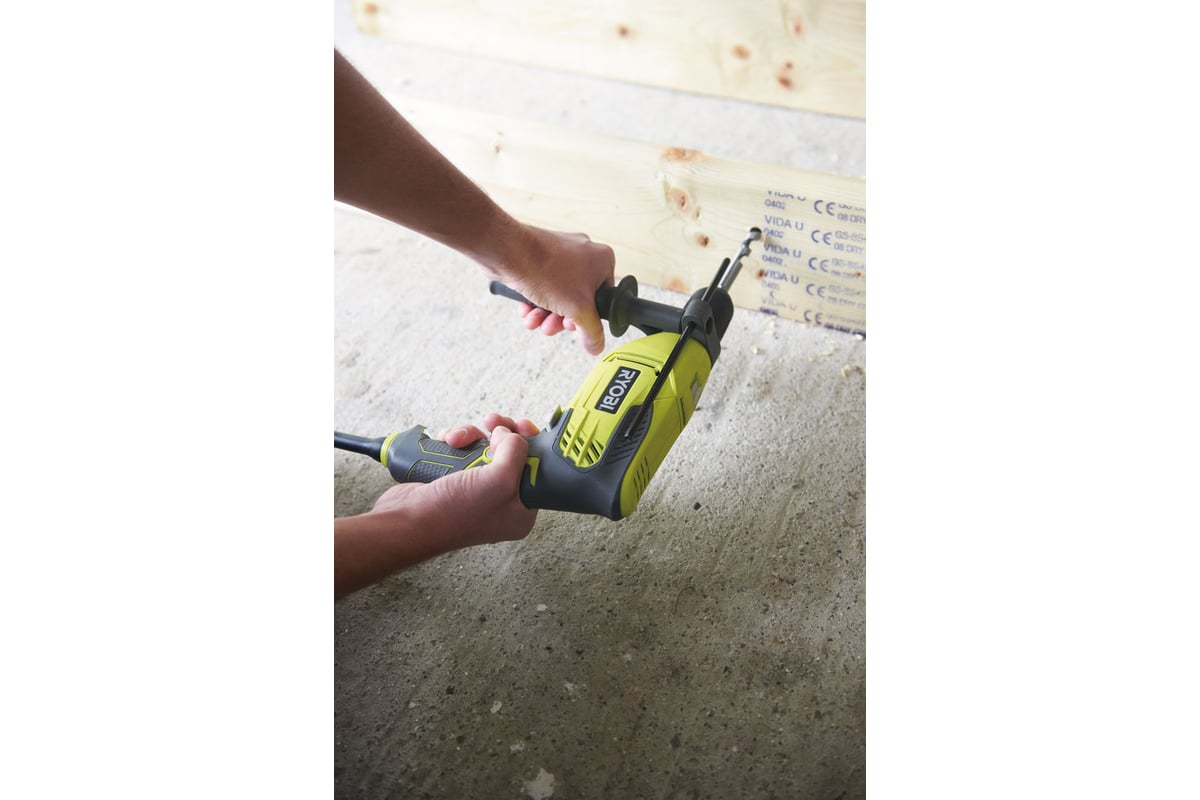 Дрель ударная 680 Вт, кейс RYOBI RPD680K