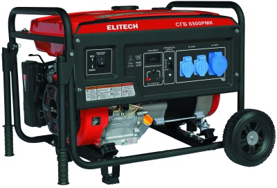 Бензогенератор, 5,5 кВт ELITECH СГБ 6500РМК
