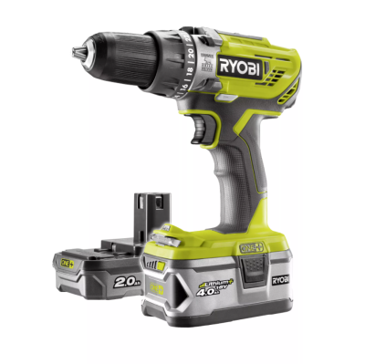 Аккумуляторная дрель-шуруповерт, ударная, ONE+,18В RYOBI R18PD3-242S