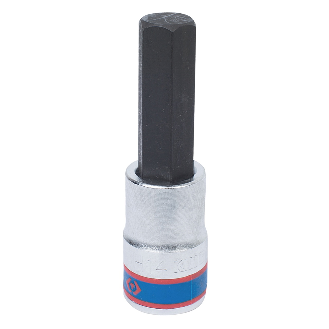 Насадка (бита) торцевая 1/2", Hex, 14 мм, L = 80 мм KING TONY 403514