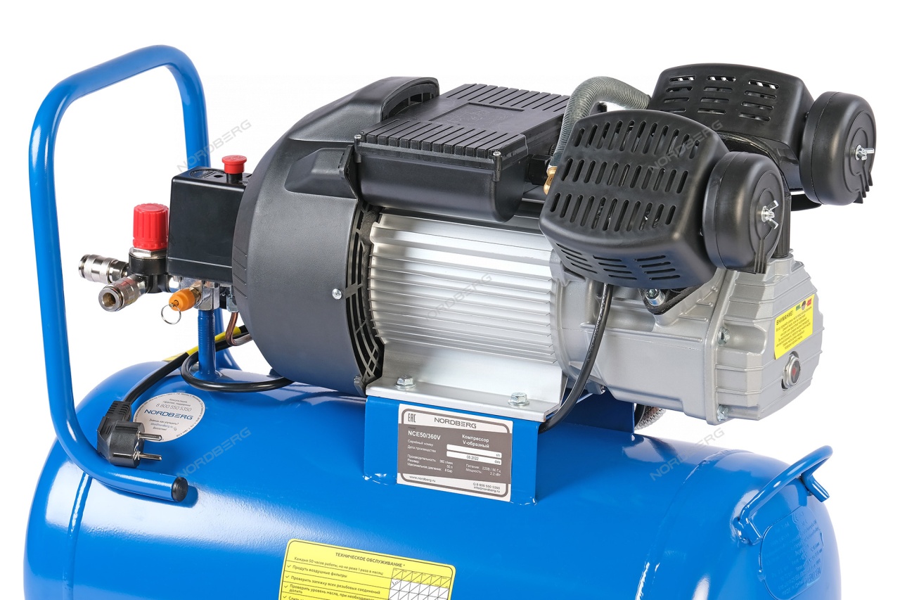 Компрессор поршневой, коаксиальный NORDBERG NCE50/360V
