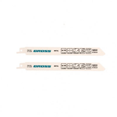 Набор пилок для сабельной пилы S1122EF, 2 предмета GROSS 782103