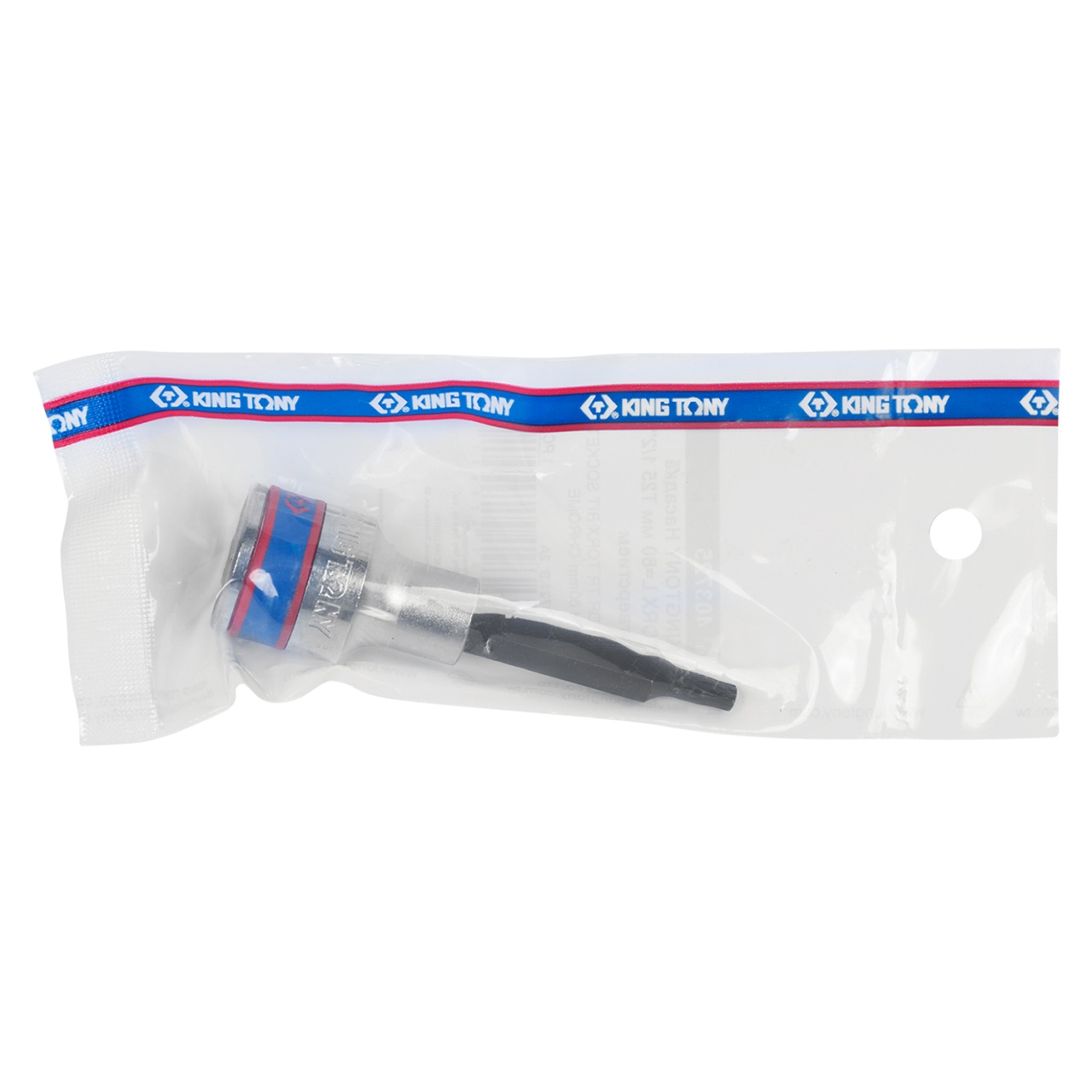 Насадка (бита) торцевая 1/2", Torx, T25, L = 80 мм, с отверстием KING TONY 403725