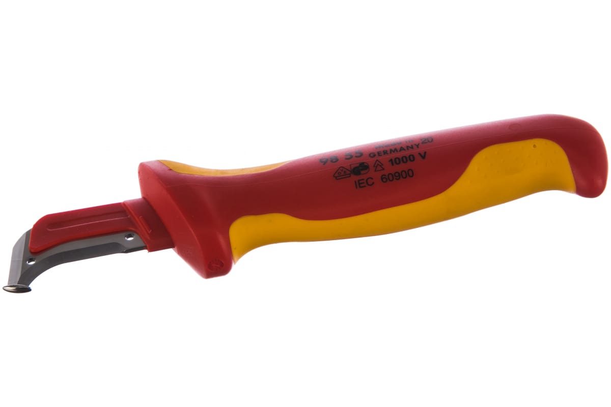 Нож электрика 180 мм, диэлектрический KNIPEX KN-9855