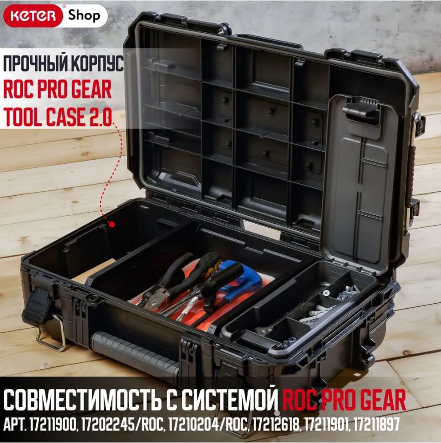 Ящик для инструмента Roc Pro Tool Case KETER 17211899