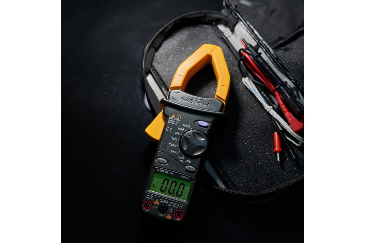 Клещи токоизмерительные AC/DC MASTECH MS 2001C