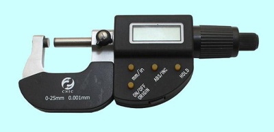 Микрометр гладкий МКЦ-25, 0,001 мм, электронный CNIC 27356