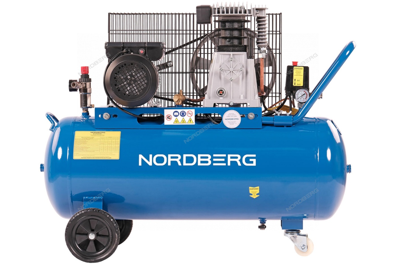 Компрессор поршневой, ременной NORDBERG NCE100/480