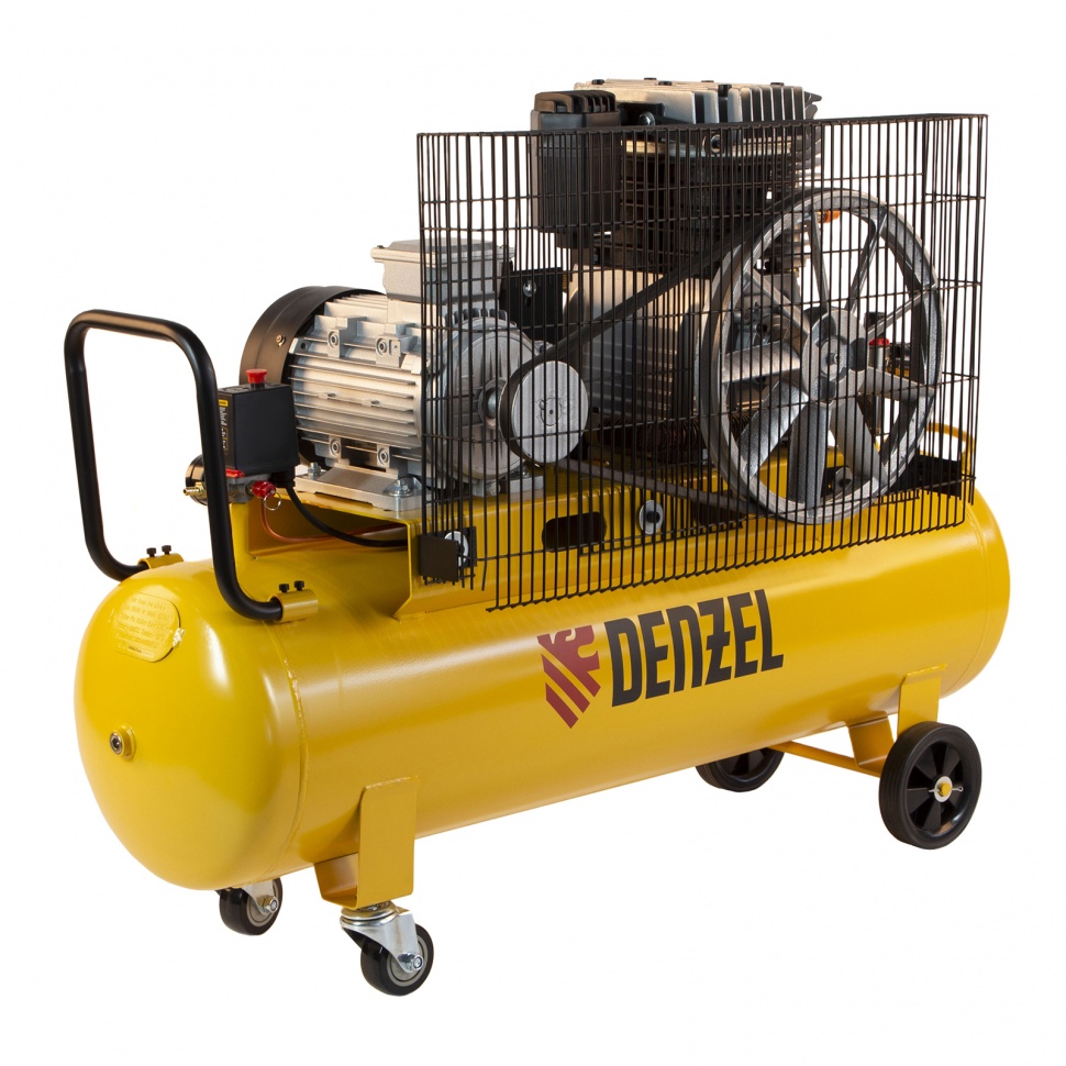 Компрессор поршневой BCI4000-T/100, ременный DENZEL 58123