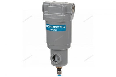 Фильтр влагоотделитель 1/2", с предварительной фильтрацией NORDBERG NP8124  