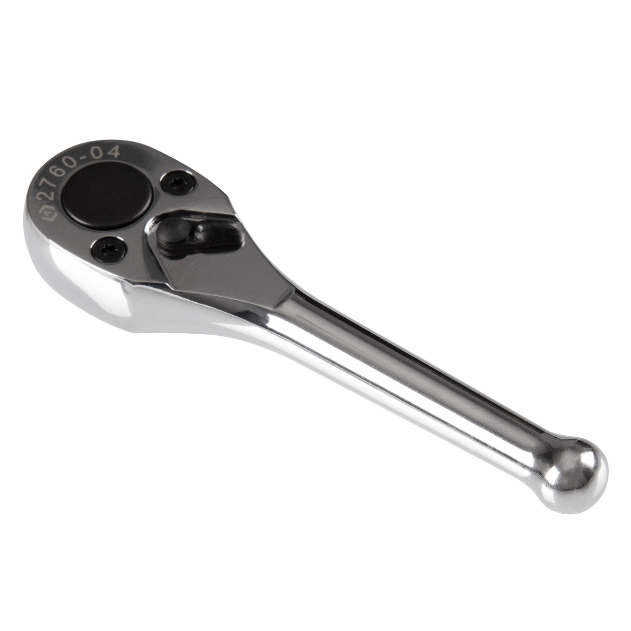 Трещотка 1/4", 100 мм, 72 зубца, флажковая KING TONY 2760-04