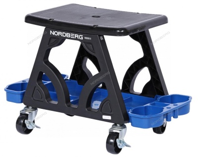Сиденье на колесах ремонтное, пластиковое NORDBERG N30S11