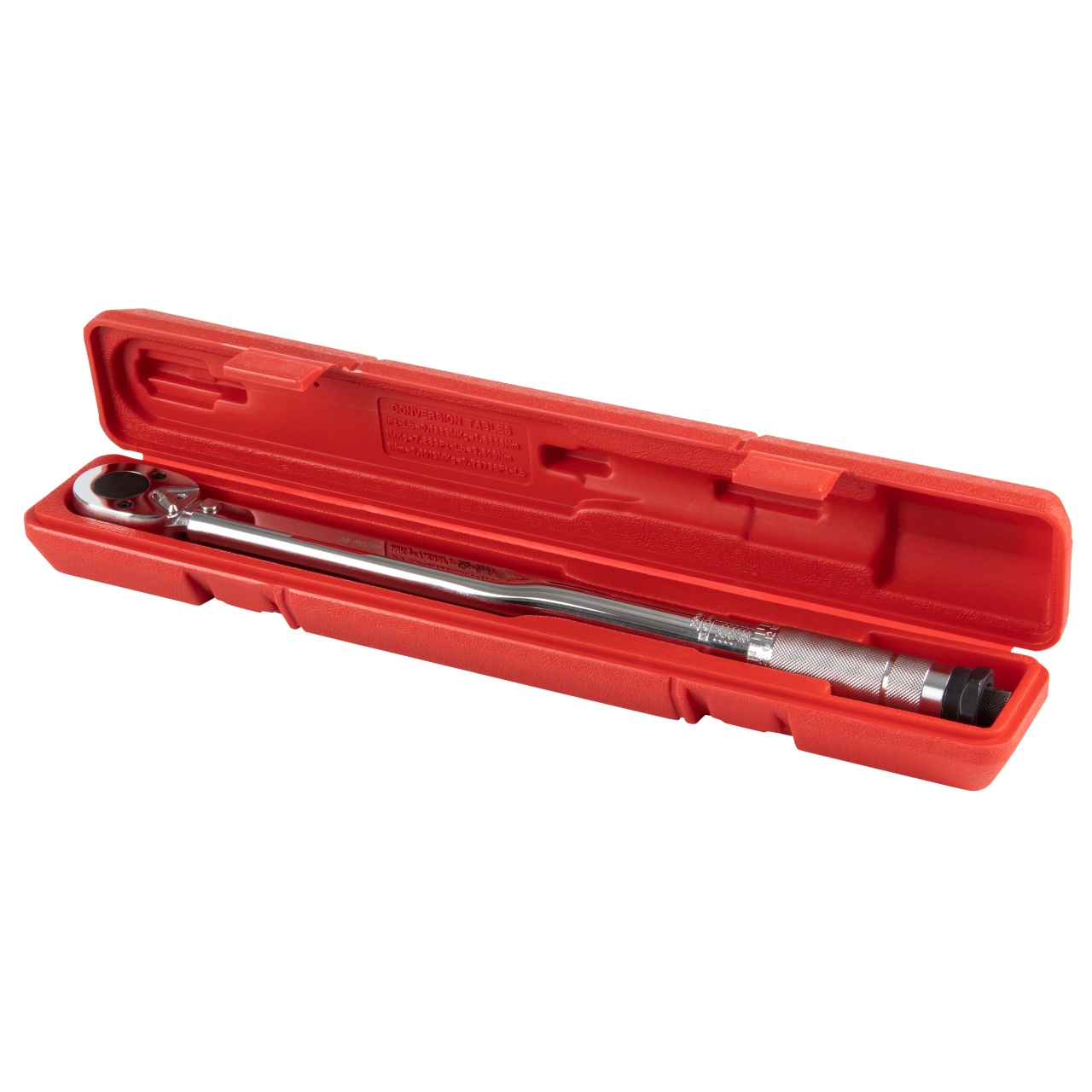 Ключ динамометрический 1/2", 28-210 Нм, в пластиковом кейсе МАСТАК 012-40210C
