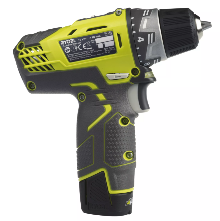 Аккумуляторная дрель-шуруповерт,12В RYOBI R12DD-LL13S