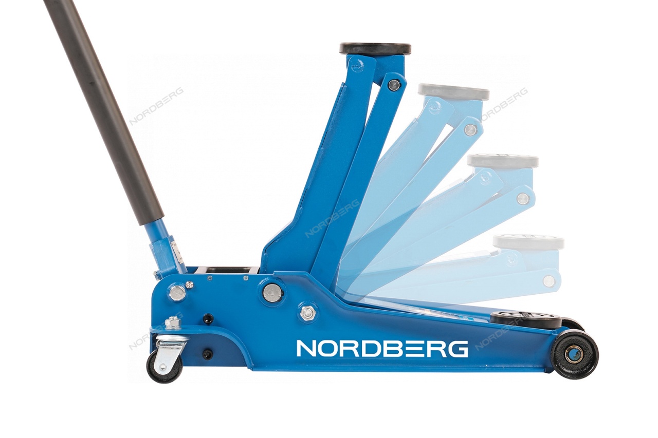 Домкрат подкатной 4 т, низкопрофильный NORDBERG N32035