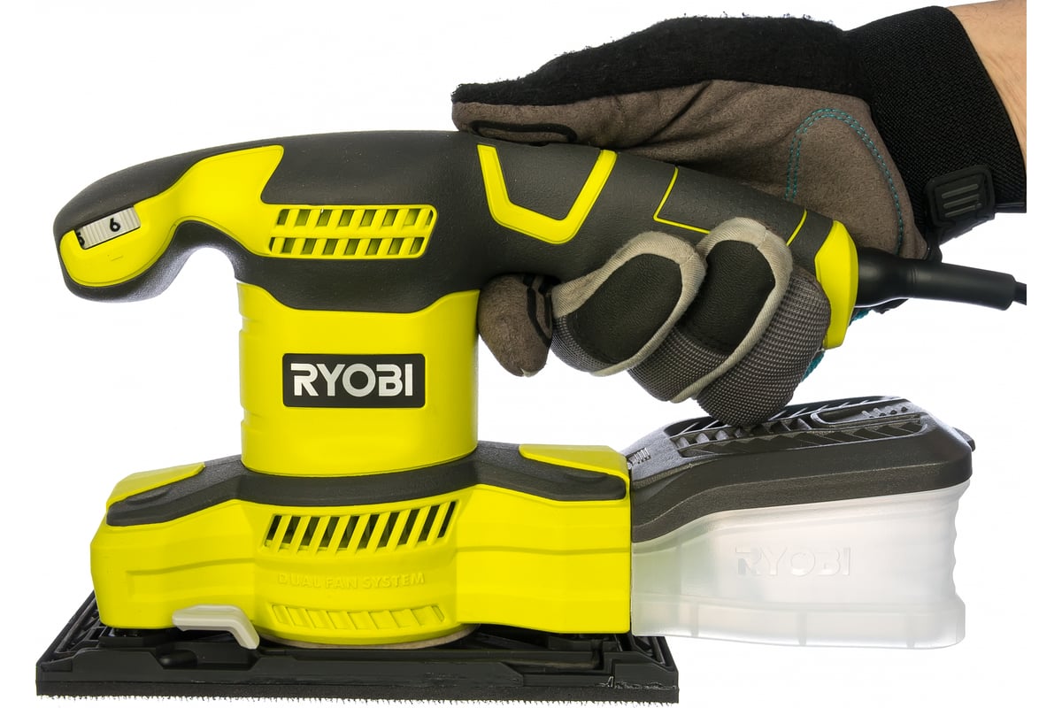 Вибрационная шлифовальная машина 280 Вт RYOBI RSS280-S