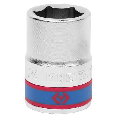 Головка торцевая стандартная шестигранная 3/4", 24 мм KING TONY 633524M