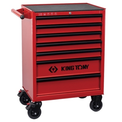 Тележка инструментальная, 7 выдвижных ящиков, "CLASSIС" KING TONY 87434-7U