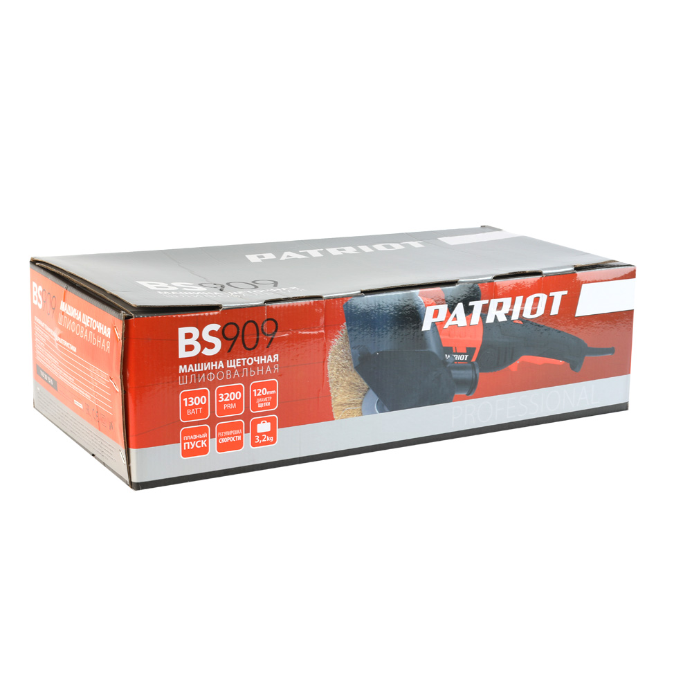 Угловая щеточная машина BS 909, 1300 Вт PATRIOT 110301510