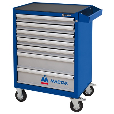 Тележка инструментальная, 7 выдвижных ящиков, "ОПТИМА", синяя МАСТАК 521-07581MB